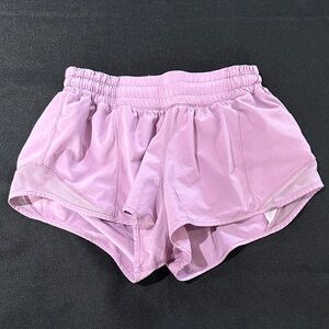 Lululemon Athletica Light Purple Hotty Hot Shorts